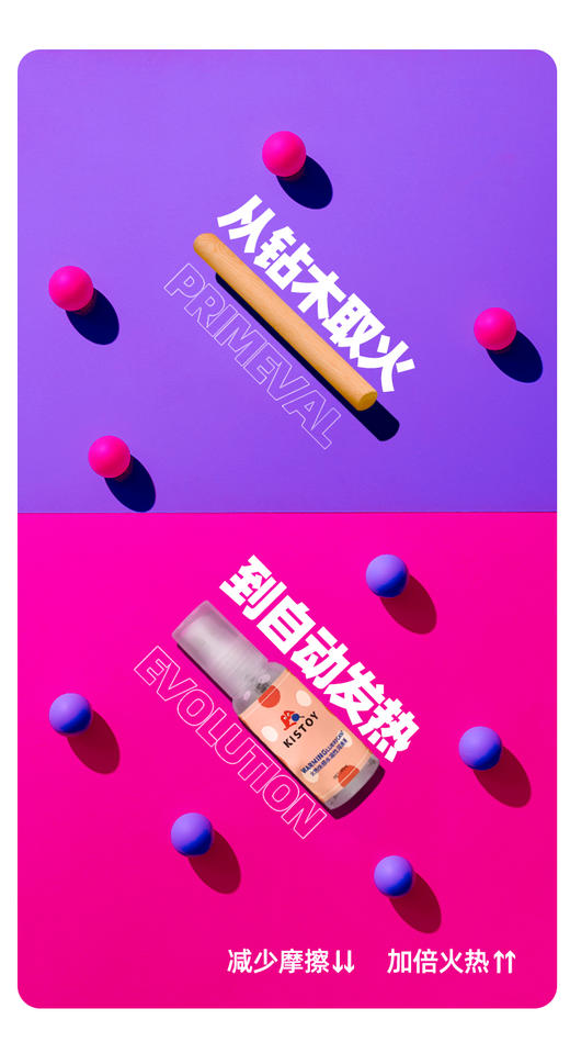 Kisstoy火热快感润滑液45ml 情趣人体润滑剂 消毒 商品图1