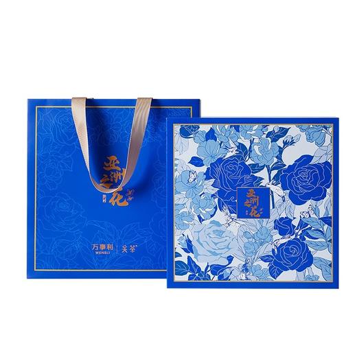 WENSLI/万事利 《亚洲之花》小方巾+月饼组合 商品图1