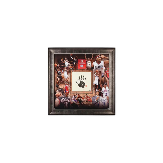 收藏系列 艾弗森 76人队3号亲签手掌印 全球限量30 商品图0