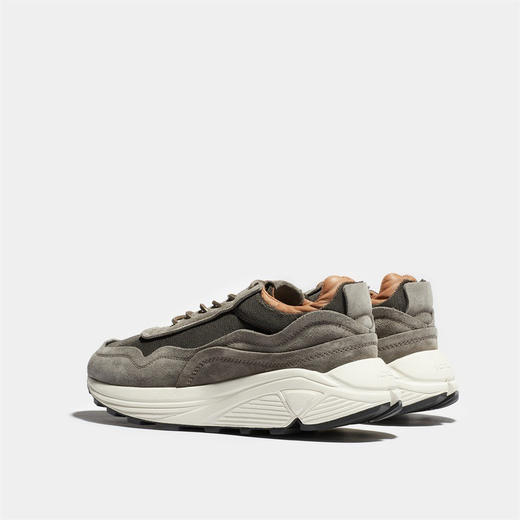 意大利BUEETRO 舒适透气 积雨云灰 增高厚底老爹鞋 轻便休闲男鞋 商品图4