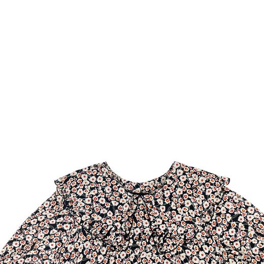 04-6潘依绣丁丁宠粉【歌剧院】春夏减龄圆领碎花长袖连衣裙 W-61242 商品图2