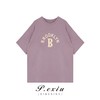 03-3潘依绣丁丁宠粉【现货】0403宽松纯色时尚百搭字母印花短袖T恤 G7039 商品缩略图3