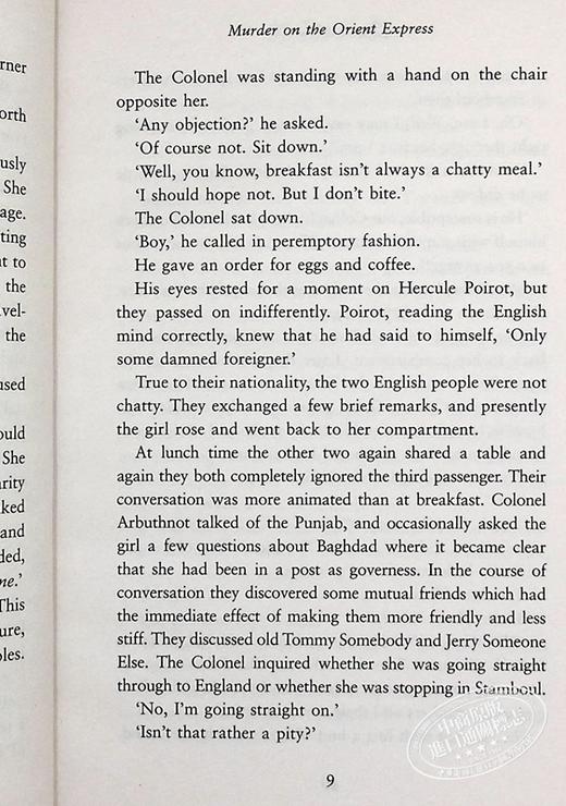 预售 【中商原版】阿加莎系列 东方快车谋杀案 Poirot  Murder on the Orient Express 英文原版 Agatha Christie 商品图7