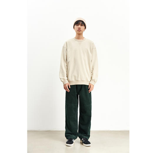 吃茶去chichaqu 秋冬户外复古全棉重磅灯芯绒长裤 商品图3