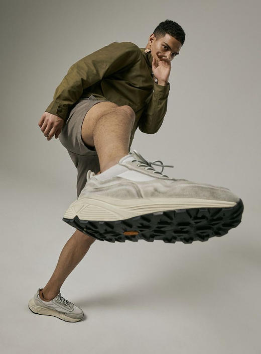 意大利BUEETRO 舒适透气 积雨云灰 增高厚底老爹鞋 轻便休闲男鞋 商品图6