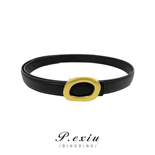 03-3潘依绣丁丁宠粉新款圆扣腰带皮带 CF1316 商品图0