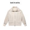lost in echo设计师品牌大翻领设计感双开拉链宽松轮廓外套女百搭 商品缩略图4