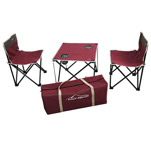 易路达 双色折叠桌椅3件套 YLD-TZS02 商品图0