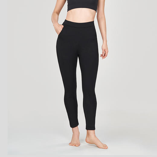 都市丽人超级暖臻暖打底裤秋裤负15度以下适穿雅赛尔九分裤加加厚款女士多层裤保暖裤LL34C5 商品图0