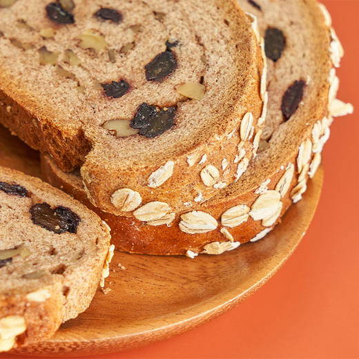 新疆大列巴切片黑麦果仁坚果干面包片早餐西式糕点大面包代餐饱腹 商品图2
