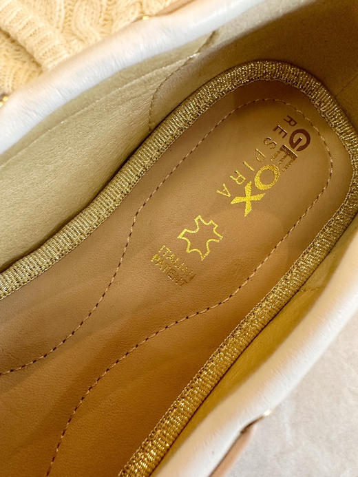 如jia白送 裸装无原盒 GE经典莫卡辛 牛皮豆豆鞋 会呼吸的单鞋 商品图9