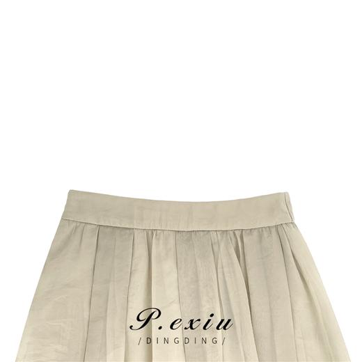 01-1潘依绣丁丁宠粉【轻纱抚月】天-丝-夏季优雅气质显瘦半身裙 Q15012 商品图2