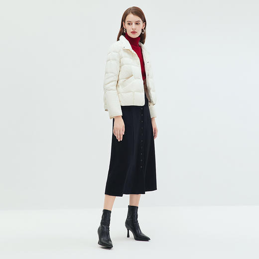 EITIE爱特爱冬季新款通勤显瘦轻薄保暖短款羽绒服7211903 商品图2