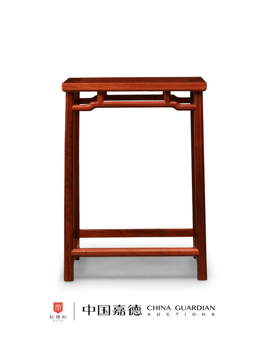 红桥红  家具严选  缅甸花梨（大果紫檀）【经典八四出头角 官帽椅 茶几】 商品图1