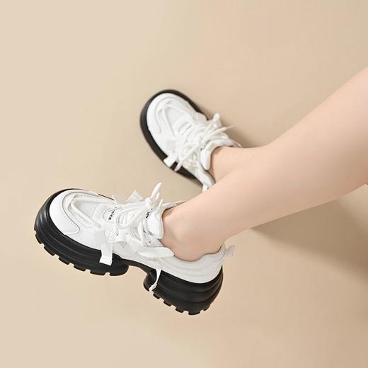 ZHR网面老爹鞋女厚底女鞋秋季百搭休闲鞋女鞋子女百搭女士运动鞋 商品图3