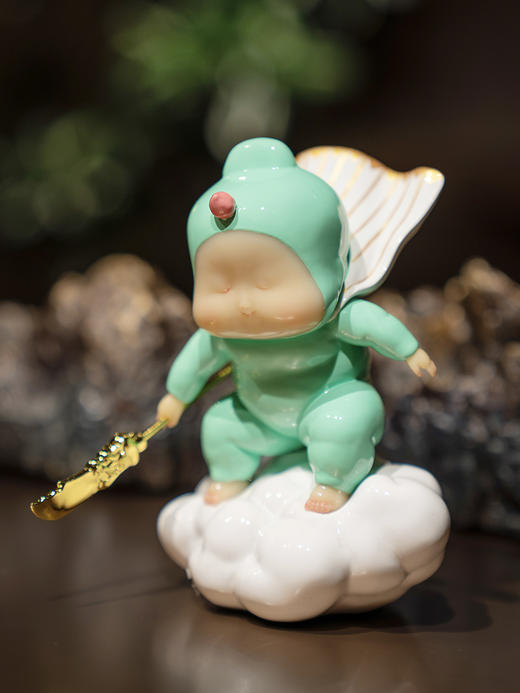 稀奇艺术瞿广慈作品《平步青云》mini桌面摆件饰品礼物 商品图1