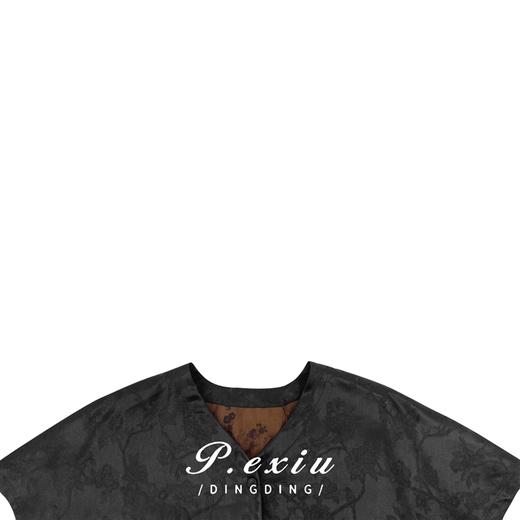 A007潘依绣丁丁宠粉【四时江南】香-云-纱-提花气质显瘦质感短袖衬衫 W-61398 商品图2