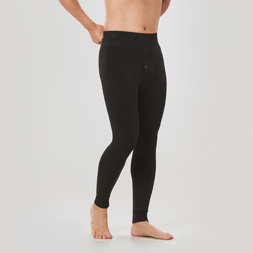 都市丽人都市锋尚舒暖打底裤秋裤负5至5度适穿粘纤九分裤加厚款男士双层裤打底裤保暖裤FL34A8 商品图1