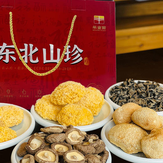 东北菌菇礼盒 800g 节日送礼 员工福利礼品 经典组合 商品图3