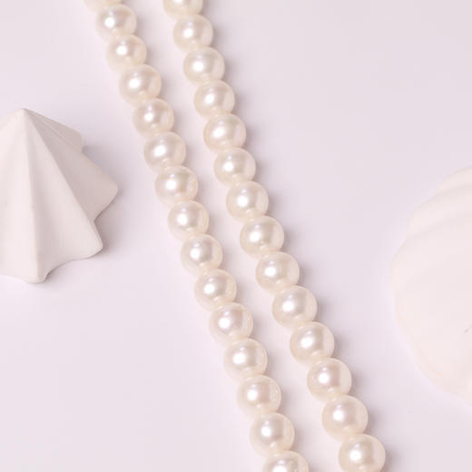 美裕 淡水珍珠花样链 10-11mm 间S925银吊坠 44610 商品图3