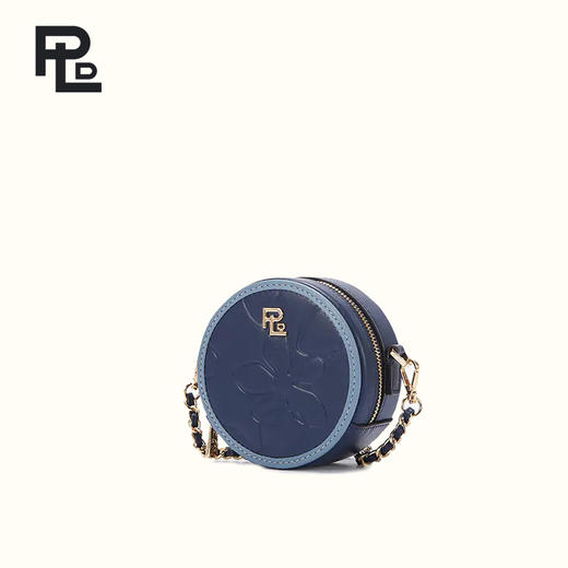 保兰德PLD东方雅奢小圆包单肩包压纹斜挎包口红包链条体制内中国包 商品图1