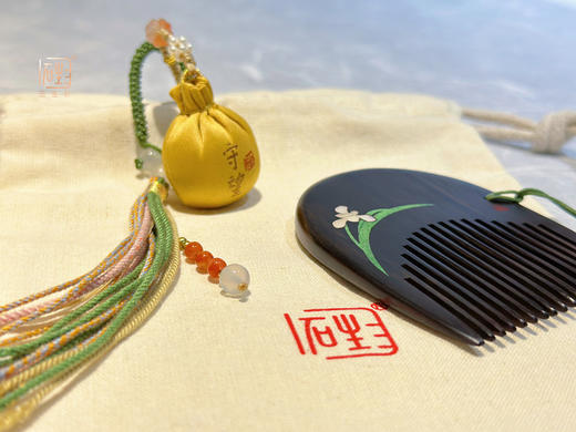 三生石·正念“兰”梳饰+“守望”香囊 商品图8