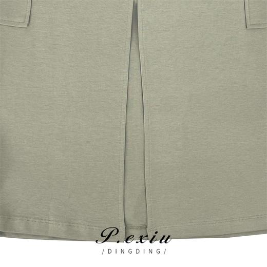 04-3潘依绣丁丁宠粉PanYiXiu/潘依绣【治愈系】夏季百搭松紧腰工装风半身裙 WH23037 商品图3