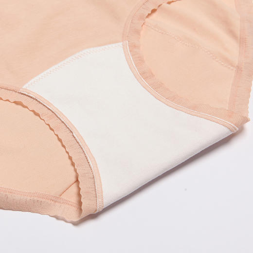 都市丽人功能系列棉质生理裤中腰平角女士内裤LK38A7 商品图6