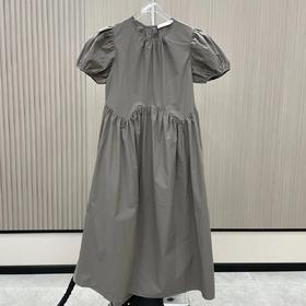 03-4潘依绣丁丁宠粉 时尚休闲气质泡泡袖减龄设计长款连衣裙 20783T
