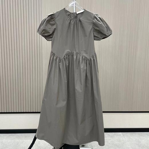 03-4潘依绣丁丁宠粉 时尚休闲气质泡泡袖减龄设计长款连衣裙 20783T 商品图0