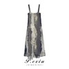 01-1 潘依绣丁丁宠粉【墨染空尘】水墨复古国风夏季设计感显瘦吊带连衣裙 Z23276 商品缩略图0