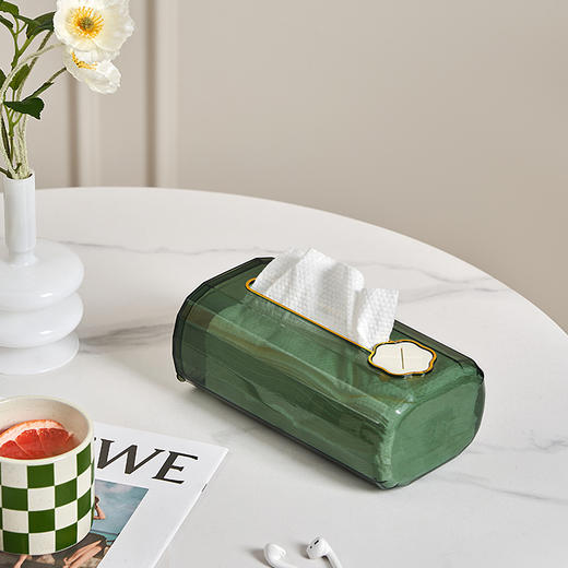 「三色可选！壁挂式」壁挂式洗脸巾盒免打孔浴室卫生间居家日用创意擦手巾收纳整理抽纸盒纸巾盒 商品图2