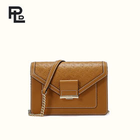 保兰德PLD东方雅奢经典系列45度老花信封包链条水桶包通勤必备女包