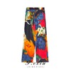 01-1潘依绣丁丁宠粉【生如夏花】油画色彩撞色休闲阔腿休闲裤 W-61428 商品缩略图1