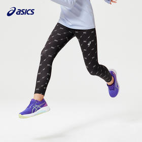 ASICS/亚瑟士童装2023年秋冬女儿童加绒保暖运动百搭针织打底裤