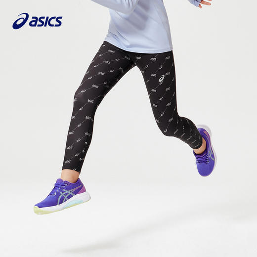 ASICS/亚瑟士童装2023年秋冬女儿童加绒保暖运动百搭针织打底裤 商品图0