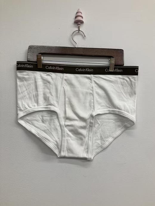 Calvin Klein/CK 男士纯棉LOGO透气舒适三角内裤（单条装） 商品图4