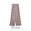 01-1潘依绣丁丁宠粉【清凉感】宽松复古百搭阔腿裤印花休闲裤W-61266 商品缩略图0