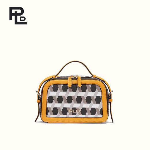 保兰德PLD东方雅奢PLD系列小方包复古相机包菱格斜挎包女包通勤必备女包 商品图4