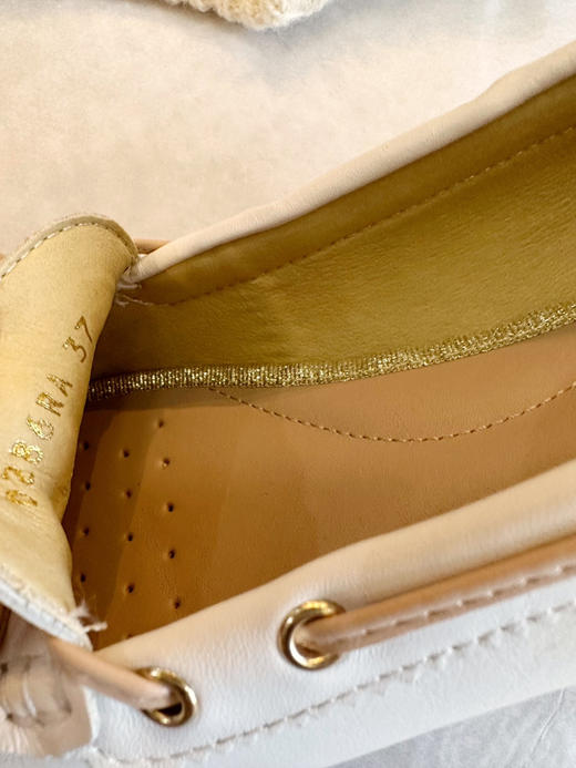 如jia白送 裸装无原盒 GE经典莫卡辛 牛皮豆豆鞋 会呼吸的单鞋 商品图8