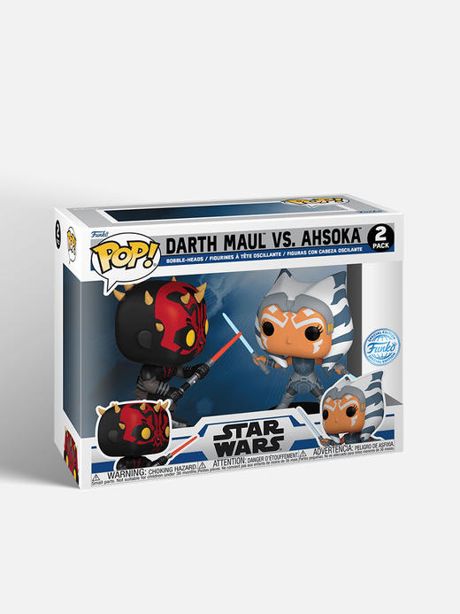 Funko POP Clone Wars星球大战克隆战争达斯摩尔vs阿索卡双人盒限定款手办摆件 74327 商品图3