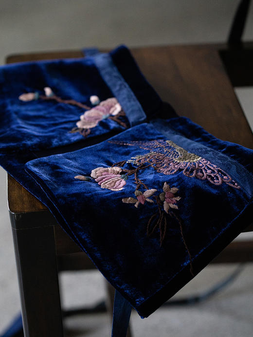 牧衣游原创 丝绒刺绣腰封东方禅意百搭------ 小记【不支持会员折】 商品图3