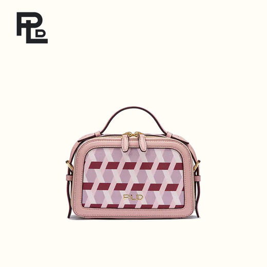 保兰德PLD东方雅奢PLD系列小方包复古相机包菱格斜挎包女包通勤必备女包 商品图3