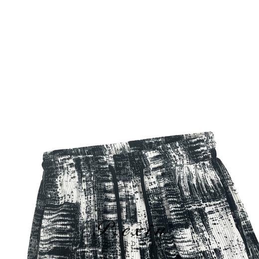 04-1潘依绣丁丁宠粉【水墨画报】复古阔腿裤宽松时尚直筒休闲裤 WH23015 商品图3