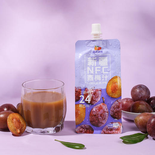 西域美农NFC西梅汁200ml*10袋  不加糖 不加水 商品图7