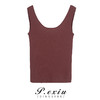 PanYiXiu/潘依绣百搭简约U背针织短款透气打底运动背心z592 商品缩略图2