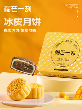榴莲一刻多口味冰皮月饼  【100g*6枚装】