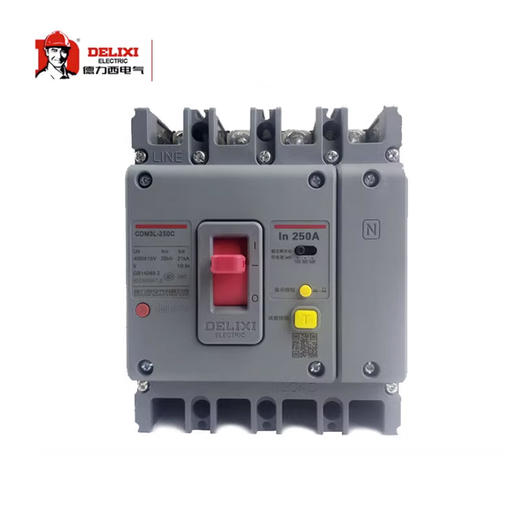 【HDXK】德力西 CDM3L系列剩余电流动作断路器 CDM3L-125C/4300A 125A KA 商品图0