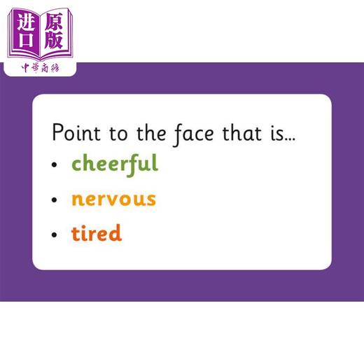 【中商原版】英国原版CGP教辅 Vocabulary Flashcards for Ages 3-5 3-5岁儿童英语单词词汇卡片 进口图书 商品图4