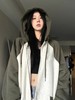 【撞色连帽衫卫衣】春秋季冷淡风   宽松百搭薄款拉链外套  ins潮 商品缩略图2